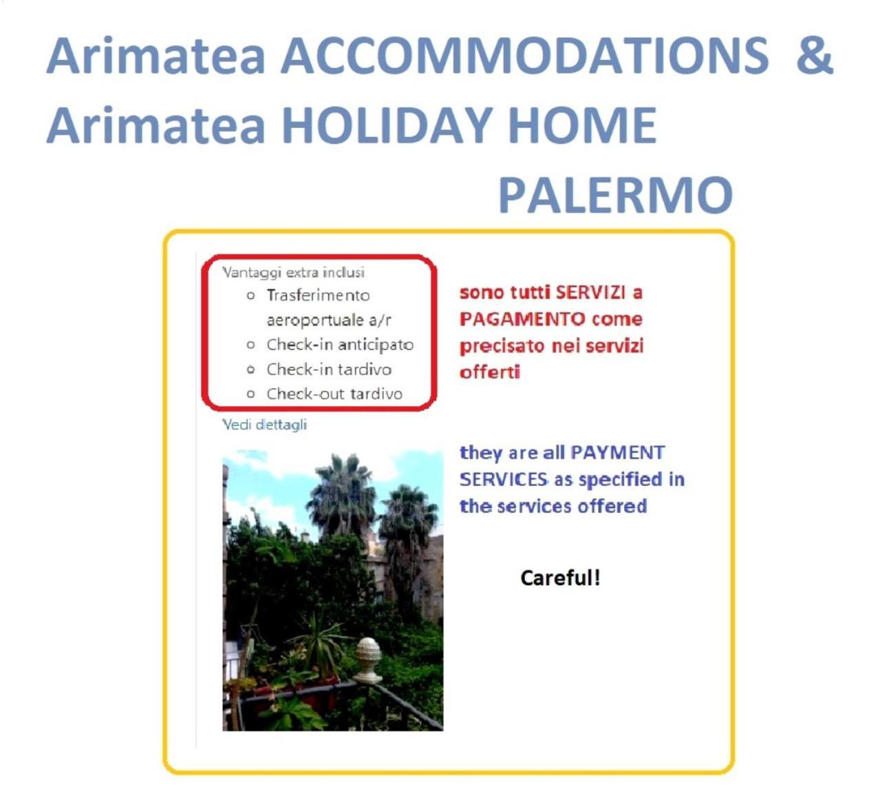 Arimatea Casa Vacanza 팔레르모 외부 사진